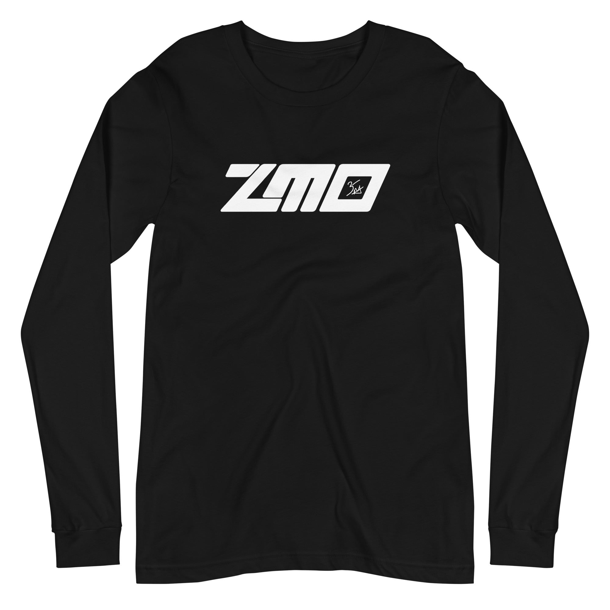 Signature Logo Long Sleeve - Black – Zack Moss Shop